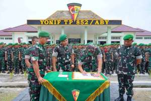 Pangdam I/BB Tinjau Yonif TP 852/ABY, Tekankan Mental Pejuang dan Profesionalisme Prajurit