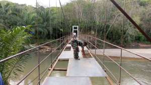 Jembatan Gantung Desa Garonggang Rampung Diperbaiki, Akses Warga Kembali Nyaman