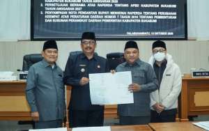 Bupati Sukabumi Tekankan Pengelolaan Anggaran yang Akuntabel dalam Paripurna DPRD