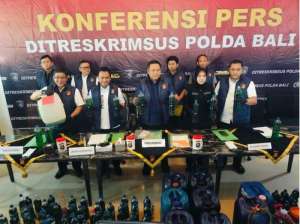 Polda Bali Tangani 18 Perkara Penyalahgunaan BBM, 753 Liter Barang Bukti Diamankan