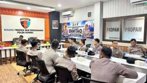 Polda Sumsel Gelar Binlih Profesi  Wujudkan Polri yang lebih Disiplin dan Berintegritas