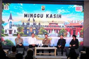 Pererat toleransi dan kemitraan Polda sumsel gelar Minggu Kasih