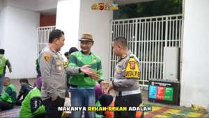 Ngariung Bareng Ojol Kamtibmas, Kapolres Bogor Bangun Kedekatan dengan Pengemudi Ojek Online
