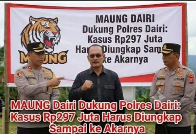 Polres Dairi Lanjutkan Kasus Begal Rekayasa Rp297 Juta, DPC MAUNG Dairi Minta Penyelidikan Tuntas dan Transparan