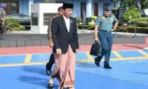 Presiden Jokowi Ajak Para Santri Sebarkan Nilai Kesantunan di Masyarakat