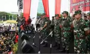 Panglima TNI : Prajurit Harus Selalu Bersama Rakyat