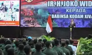 Bertemu 2.000 Anggota Babinsa, Presiden Jokowi Minta Redam Kabar Bohong