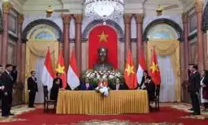Presiden Jokowi Lakukan Pertemuan Bilateral dengan Presiden Vietnam
