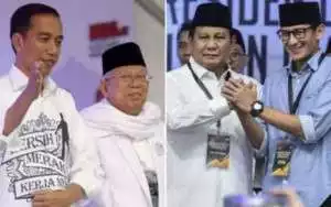 Survei SMRC: Jokowi-Ma'ruf 60,4 Persen, Prabowo-Sandi 29,8 Persen