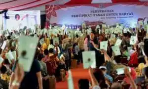 Percepat Sertifikasi Tanah, Presiden Jokowi: Agar Sengketa Lahan Bisa Dihilangkan