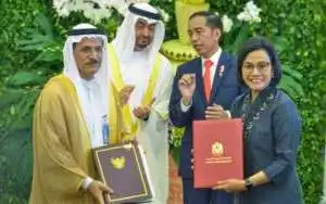 9 MoU Ditandatangani Dari Kunjungan Putra Mahkota Abu Dhabi ke Istana Bogor