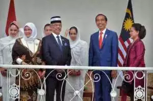 Presiden Jokowi Terima Kunjungan Raja Malaysia