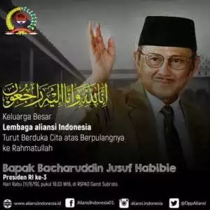 Ketua Umum AI: BJ Habibie Adalah Sumber Inspirasi Sekaligus Teladan