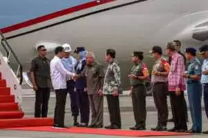 Presiden Jokowi Tinjau Lokasi Ibu Kota Baru