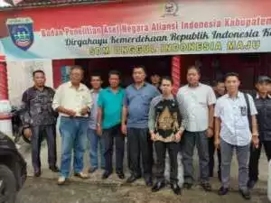 Jelang Pilkada 2020, Intelkam Polda Sumsel Kunjungi Kantor Aliansi Indonesia OKU Timur 