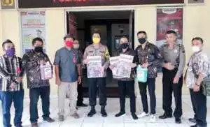 Wakapolresta Banyumas Apresiasi Kepedulian BPAN LAI Terhadap Pencegahan Covid-19
