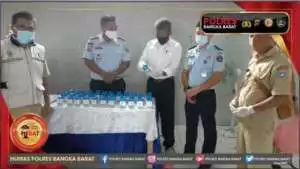 Puluhan Petugas Rutan Kelas II B Muntok jalani Tes Urin