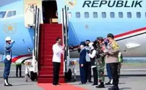 Kunker ke Jateng, Presiden Tinjau Posko Penanganan Covid-19 hingga Proyek Padat Karya