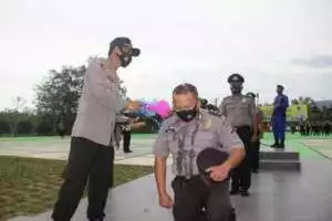 28 Personil Polres Bangka Barat Naik Pangkat Setingkat Lebih Tinggi