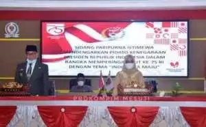 DPRD Mesuji Gelar Paripurna Tanggapan Fraksi