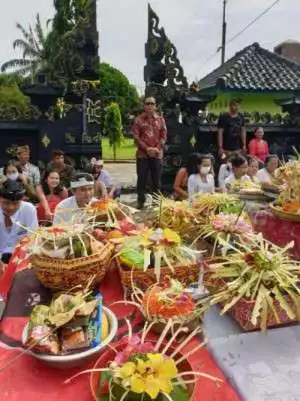 Peresmian Pura SMPN 1 Belitang III Bersamaan Dengan Peringatan Hari Saraswati
