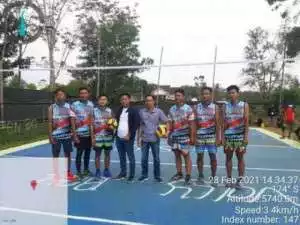 Buka Pertandingan Bola Voly, Masrin Diana Berharap Bupati Lanosin Lebih Perhatian Kepada Pemuda