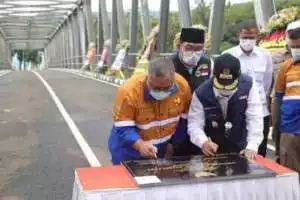 Jembatan Cibuni Penghubung Sukabumi-Cianjur Diresmikan Bupati Sukabumi Dan Gubernur Jawa Barat