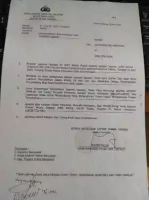 Kapolres MUBA AKBP Erlin Tangjaya Sosialisasi DIPA Tahun 2021
