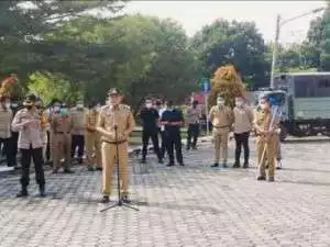 Bupati OKU Timur H. Lanosin Lepas SATGAS SERBU COVID-19