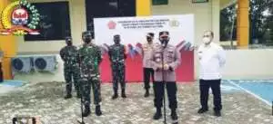 Kunjungan Kerja (Kunker) Panglima TNI Marsekal Hadi Tjahyanto dan Kapolri Jenderal Listyo Sigit Prabowo di Provinsi Babel