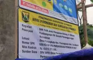Pembangunan Instalasi Pengolahan Air (IPA) Pakai Alamat Palsu