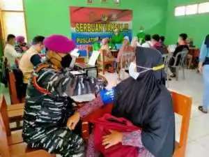 Vaksinasi Massal Nasional, Puslatpurmar 6 Antralina Korps Marinir Gencar Vaksinasi Dosis 2