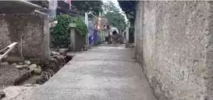 Desa Cikaret Realisasikan  Rabat Beton di Kp Cirangkong