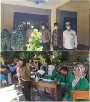 KORAMIL 10 SEPATAN MENGADAKAN VAKSIN DI DESA PAKUALAM