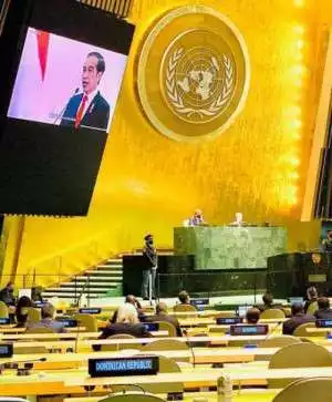 Pidato Jokowi di Majelis Umum ke-76 PBB