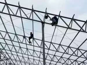 PEKERJAAN PROYEK PASAR KEMIRI ABAIKAN (K3) KESEHATAN KESELAMATAN KERJA