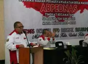 Pelantikan PAC ABPEDNAS, Bupati Kab. Sukabumi "Garda Terdepan Pembangunan Dan Pelayanan"
