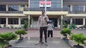 Kabagops Polres Cilegon Pimpin Apel Pengecekan Kesiapan BKO Pilkades Kabupaten Lebak 