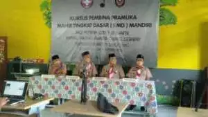 KWARRAN KECAMATAN PAKUHAJI MENGADAKAN KURSUS PEMBINAAN PRAMUKA MAHIR TINGKAT DASAR (KMD) MANDIRI 