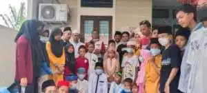 Gelar Santunan Anak Yatim dan Doa Bersama Acara HUT Ke. 1 Media Online Liputan86.com