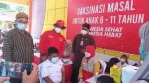 Vaksinasi Massal Anak Umur 6-11 Tahun dan Masyarakat Door To Door Binda Jateng di Kabupaten Banyumas, Banjarnegara, Grobogan, Sragen, Magelang, Kebumen dan Tegal Bertajuk "Indonesia Sehat Indonesia Hebat"