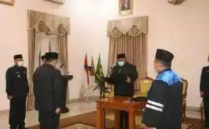 Bupati Sukabumi H. Marwan Hamami Lantik Pegawai di Lingkungan Pemkab Sukabumi