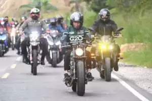Kunker Naik Motor, Presiden: Udara Danau Toba Segar Sekali