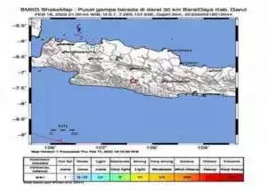 Gempa Guncang Jabar Jumat Dinihari, BNPB Minta Warga Waspada