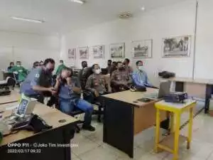 Polres, Kodim dan Dinkes Purworejo Ikuti Vicon Presiden Dalam Rangka Percepatan Vaksin