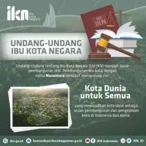 Undang-Undang Ibu Kota Negara Tandai Dimulainya Pembangunan IKN