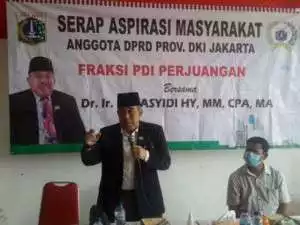 Anggota  DPRD DKI Jakarta, H. Rasyidi HY, Serap Aspirasi Masyarakat Dapil Jakarta Timur