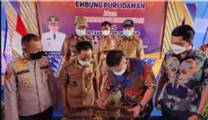 Bupati OKU Timur Resmikan Desa Wisata Embung Puri Idaman