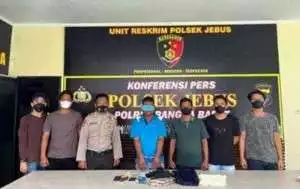 Polsek Jebus - Bangka Barat Berhasil Ungkap Kasus Pencurian Laka Lantas Desa Jebu Darat