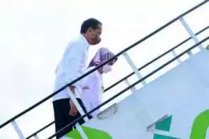 Dari IKN, Presiden dan Ibu Iriana Kembali ke Jakarta